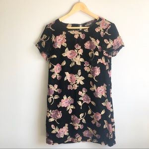 Massimo Fabbro Velvet Floral Mini Dress 6